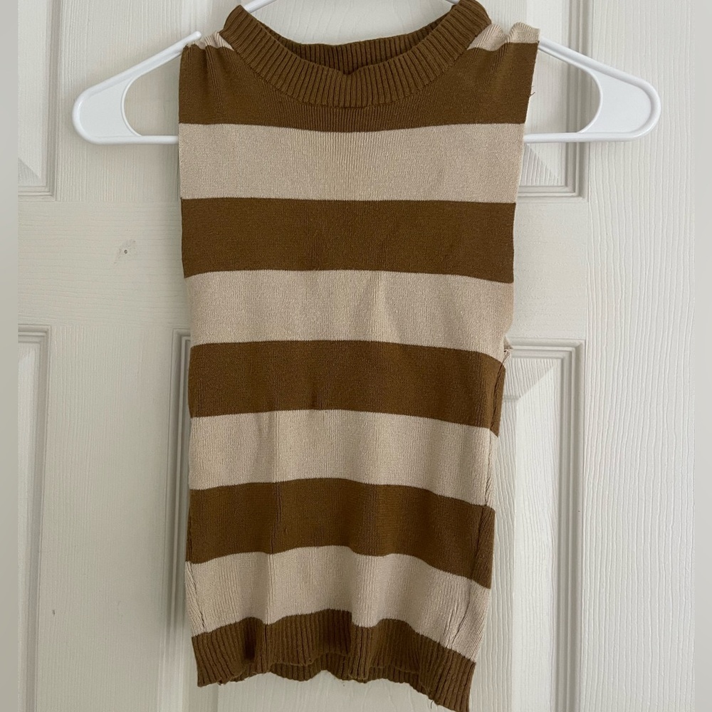 Sleeveless Sweater Tank
